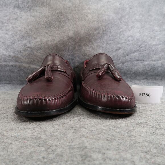 Stamati Mastroianni Shoes Mens 10 Tassel Loafers Moccasin Leather Classic Brown main image 4